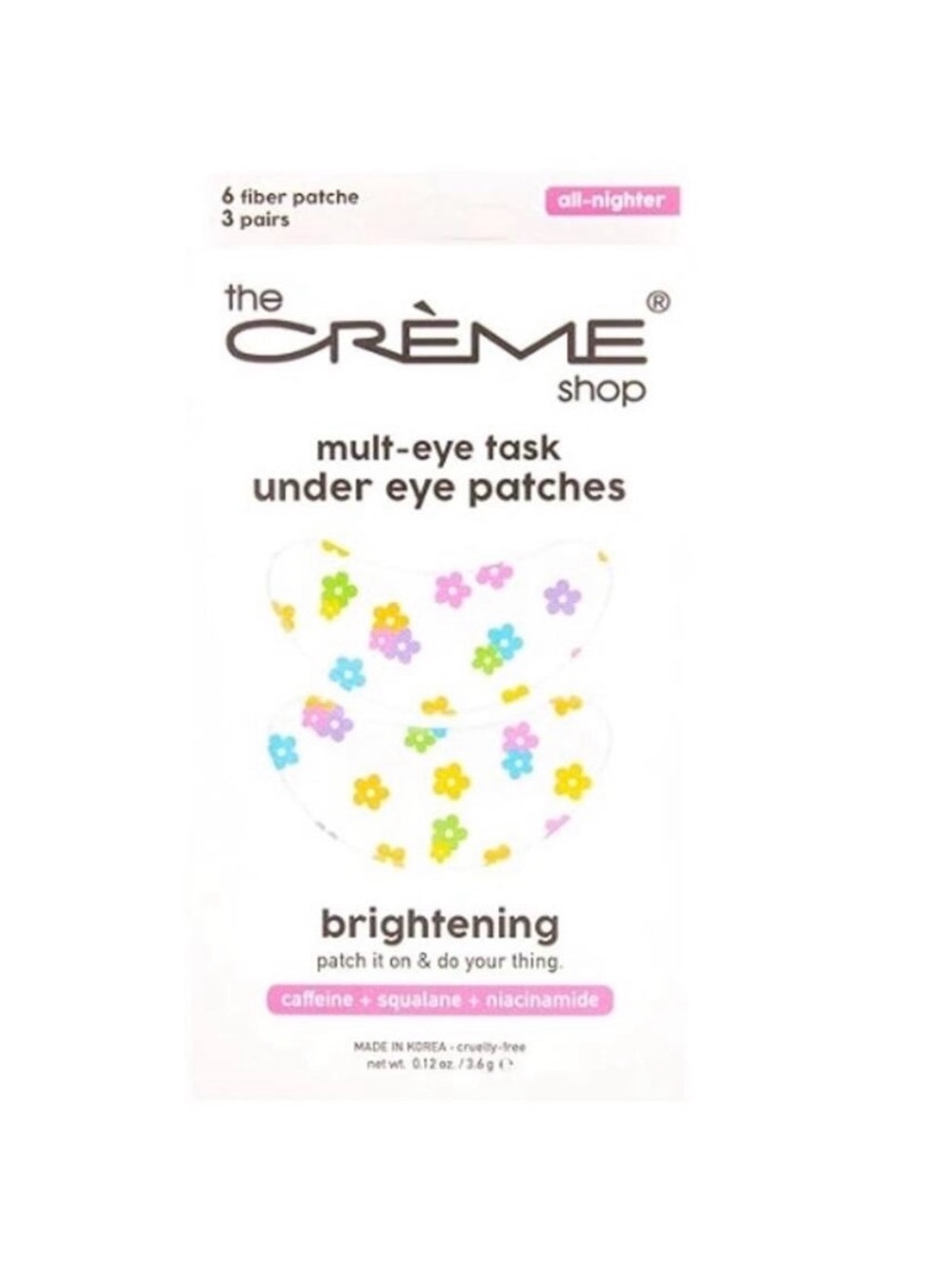 The Crème Shop Brightening Multi-Eye Task Under Eye Patches - Floral